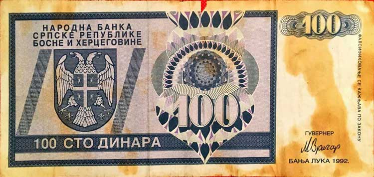 100 krajina dinar