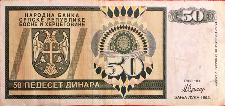 50 krajina dinar