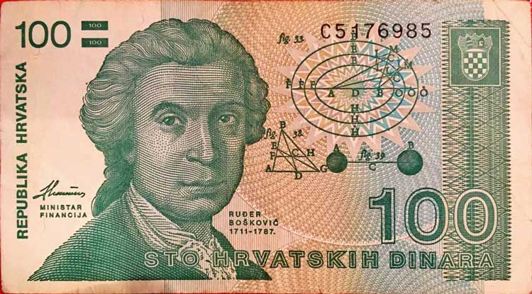 100 kroatiske dinar