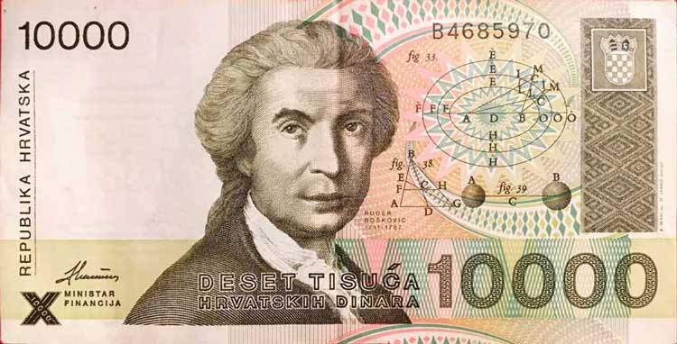 10.000 kroatiske dinar