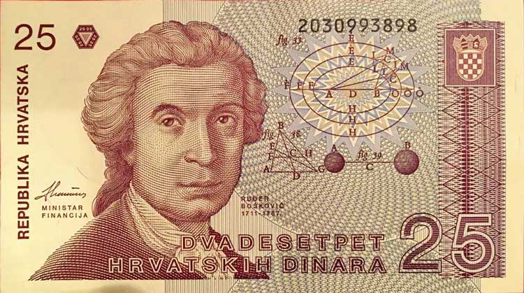 25 kroatiske dinar